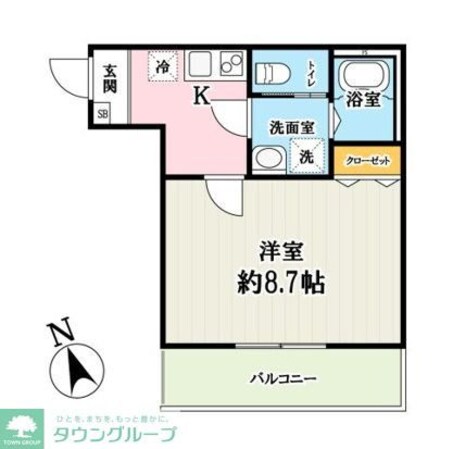 (仮称)キャメル所沢狭山ヶ丘3Cの物件間取画像